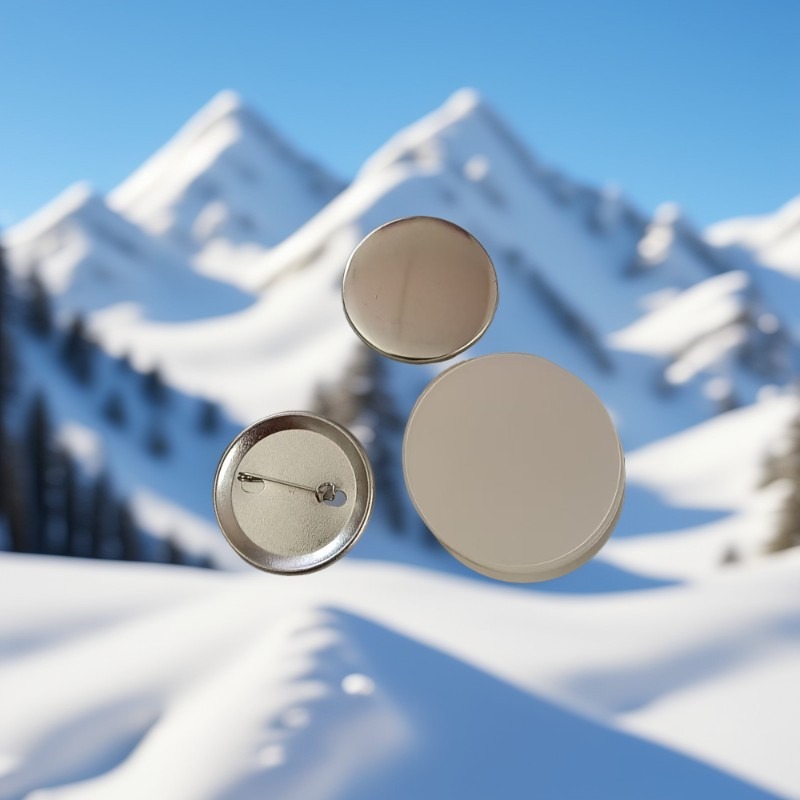1000 peças de material em bran - Button Badge Blank avaliação e preço