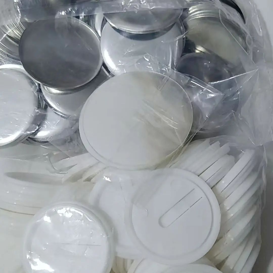 100 peças de material em branc - Button Badge Blank avaliação e preço