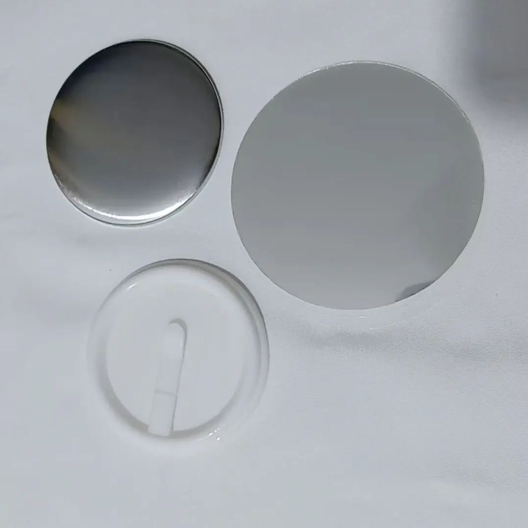 100 peças de material em branc - Button Badge Blank avaliação e preço