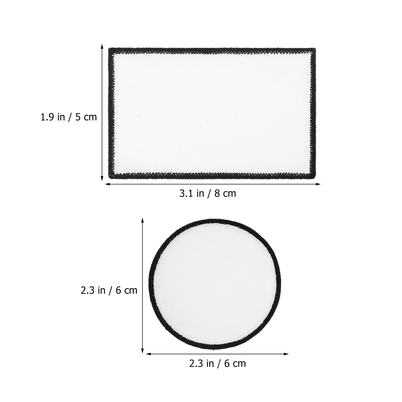 30 Peças de Patches Termocolan - Hat Sublimation Blank avaliação e preço