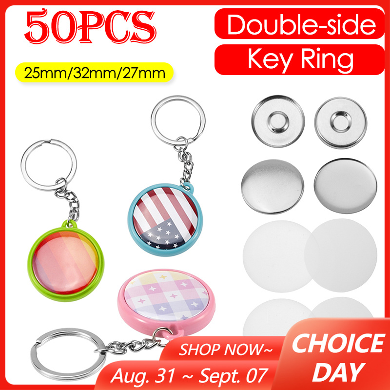 50 Peças/Conjunto 25mm 32mm 37 - Button Badge Blank avaliação e preço